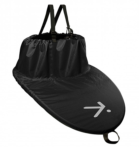 Gonna Nylon Per Canoa Gonna Spray Kayak Impermeabile Nera - Copertura In Nylon Per Canoa E Sport Acquatici, Regolabile Gonna Elastica Kayak